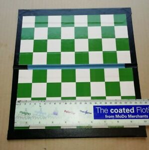New Leather bound chess board for smaller chess sets approx 30 mm squares