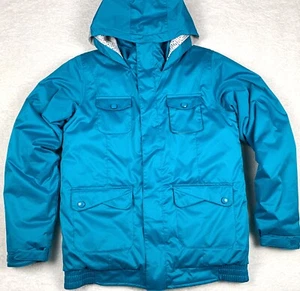 Burton DryRide Da Nang Waterproof Insulated Teal Blue Ski Jacket Girls XL/18 - Picture 1 of 11