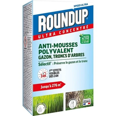 ROUNDUP Anti-mousses Concentré Gazon et Troncs d'Arbres 500 ml ( RMOUSS500 ) - Photo 1/3
