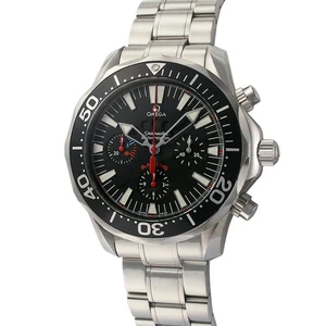RELOJ OMEGA SEAMASTER CRONÓGRAFO CARRERAS 2569.52 AUTOMÁTICO ESFERA NEGRA SS HOMBRE - Imagen 1 de 9