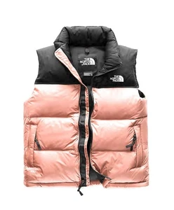 The North Face 1996 Retro Nuptse Down 700 Vest Women's Misty Rose XL BNWT - Picture 1 of 15