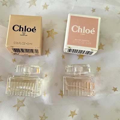 Chloe Nomade Eau De Parfum Lot of 2 Mini Size .17fl oz Made in Spain New - Image 1 of 4