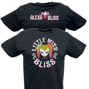 WWE Alexa Bliss schwarzes T-Shirt, Wrestling Little Miss - Bild 1 von 5