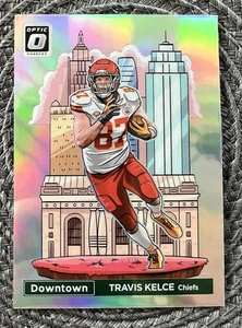 2024 Panini Donruss Optic - Downtown! Travis Kelce #7 KC Chiefs - Picture 1 of 2