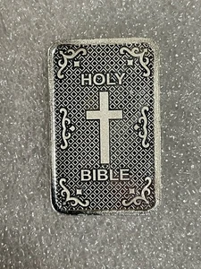 Selten! Bibel 10 Gramm .999 Feinsilberbarren - Bild 1 von 8