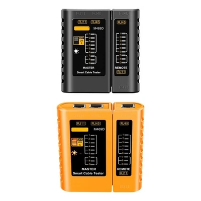 Professional M469D RJ45 Cable Lan tester Networking Cable Tester RJ45 RJ11 RJ12 - Image 1 of 4
