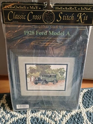 1928 FORD MODEL A by Cross My Heart  Counted Cross Stitch Kit New (1995) - Image 1 of 4