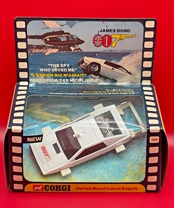 1977 CORGI JAMES BOND 007 LOTUS ESPRIT NIB 1:36 scale W/MISSLES Spy Who Loved Me - Picture 1 of 7