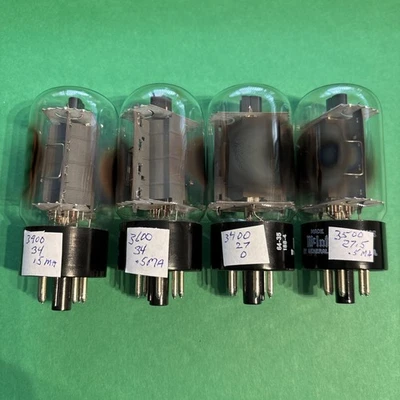 Cuatro tubos GE 6L6GC 1964 probados Foto 1 de 4