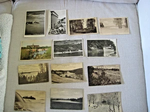 Vintage SWEDEN Picture Postcards 25 Black&White Border/Borderless Stamp/Unstamp - Picture 1 of 13