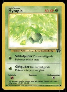 Pokemon - Team Rocket - Myrapla - 1999 - EXC - 63/82 - DE  - Imagen 1 de 2