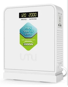 UMI 2000W Step Up Voltage 110v to 220v Converter, Heavy Duty Power Converter - Picture 1 of 7
