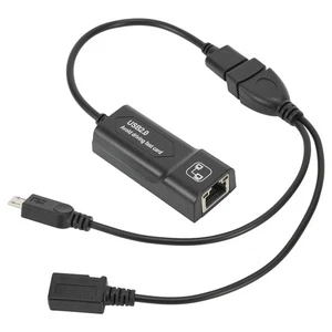 USB OTG Ethernet Cable for Firestick 2nd/3rd Gen 20CM Length for Gaming Setup - Picture 1 of 12