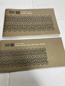 1968 Pontiac Owner's Manual And Owner Protection Manual—Original, Not A Reprint - Picture 1 of 4