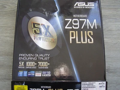 ASUS Z97M Plus Mainboard SET, Intel i5-4590 mit Lüfter, 8GB DDR3 Ram - Bild 1 von 4