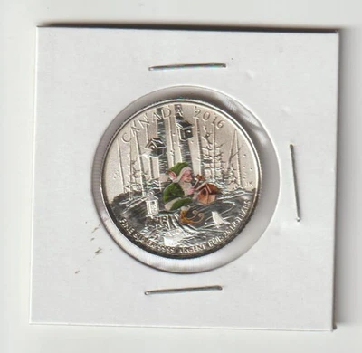 Moneda de plata fina Canadá 2016 20 dólares ELF 1/4 onza .9999 20 x 20 Foto 1 de 2