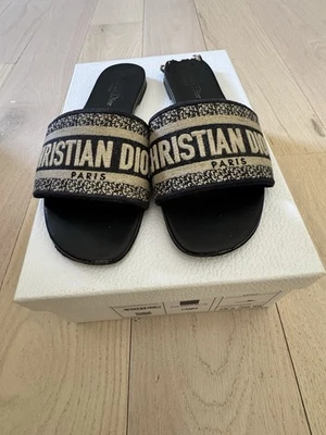 Sandalias Christian Dior Azul Marino Dway Talla 38.5 (US 8.5) Foto 1 de 4