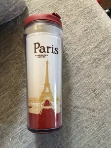 Starbucks Coffee Tumbler Paris Year 12oz Retired Collectors Eiffelturm 2004 - Bild 1 von 5