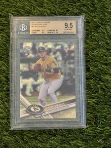 2017 Topps Chrome Ryon Healy Superfractor 1/1 Rookie RC BGS 9,5 MLB Athletics - Imagen 1 de 4