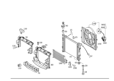 Soplador original Mercedes-Benz 203-500-10-93 Foto 1 de 2