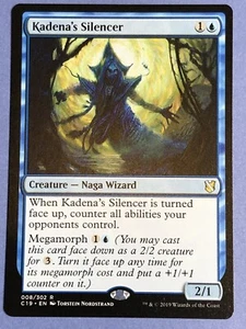 x1 Kadena's Silencer MTG Commander 2019 Magic C19 - Picture 1 of 1