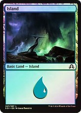 Island (287) FOIL Shadows over Innistrad PLD Basic Land MAGIC CARD ABUGames