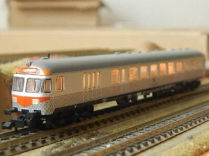 Fleischmann 8120 : SILBERLING STEUERWAGEN "DB" IN SILBER SPUR N MIT LICHT OVP - Bild 1 von 17