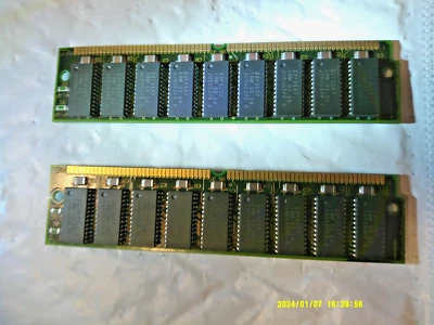 2X 2MB IBM 68X6254 PS/2 FPM 72-Pin W/Parity 85Ns (23F5550) RAM Modules Non-ECC - Image 1 of 4