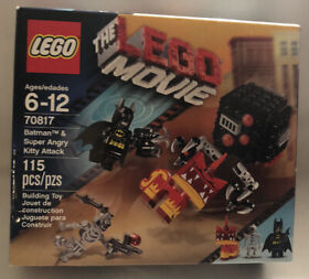 NEW! SEALED! LEGO Movie Batman and Super Angry Kitty Attack 70817