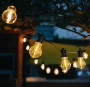 NEW PRESTIGE EXTENDABLE FESTOON STRING 20PK LED WARM WHITE FLASH & STATIC LIGHTS - Picture 1 of 4