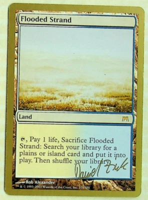 Flooded Strand - World Championships - 2003 Berlin Gold - Magic the Gathering - Image 1 of 4