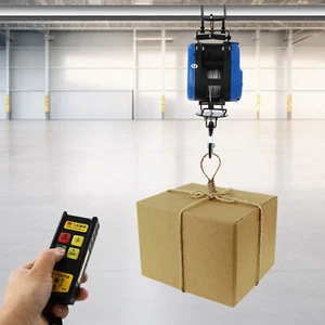 Elevador de grúa de control remoto portátil con cable/inalámbrico 1100 lb - Imagen 1 de 17