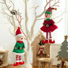  2 Pcs Christmas Elf Doll Hanging Leg Ornaments Plush Toy Tree Charming
