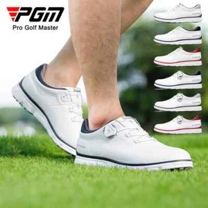 PGM Waterproof Golf Shoes Men Golf Sneakers Male Anti Slip Athletic Footwear - Picture 1 of 18