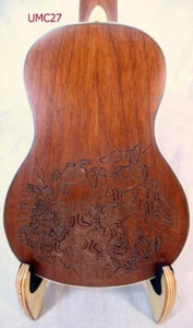 Alulu Solid Mahogany Concert Ukulele Sea World pattern NO Case NO Bag UMC27 - Picture 1 of 5