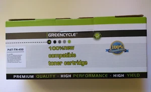 GREENCYCLE TN450 Toner Cartridge Compatible with Brother HL-2220 2270DW MFC-7460 - Picture 1 of 2