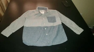 Camicia denim rame manica lunga con bottoni taglia 6 - Foto 1 di 3