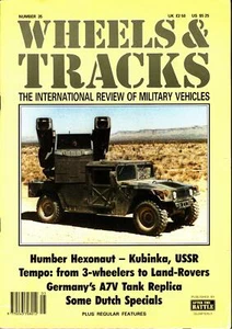 WHEELS & TRACKS 35 WW1 GERMAN A7V TANK_HUMBER HEXONAUT_KUBINKA_TEMPO MV & OTHER - Imagen 1 de 4