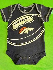 NFL Denver Broncos Azul Fútbol Estampado Body/Chaleco Bebé 0-3 Meses - Imagen 1 de 3