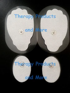 REPLACEMENT ELECTRODE PADS COMBO(2 LG, 2 SM OVAL)ISMART COMPATIBLE - Picture 1 of 1