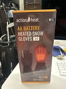 Action Heat AA Batteriebeheizte Handschuhe AA Akku schwarz groß Herren - Bild 1 von 3