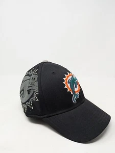 Reebok MIAMI DOLPHINS 3D Logo NFL Equipment ON-FIELD schwarze Mütze - Größe L/XL  - Bild 1 von 7