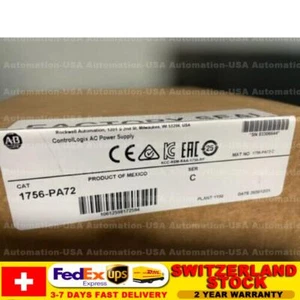 New Factory Seal AB 1756-PA72 ControlLogix AC Power Supply 1756PA72 US Free Tax - Bild 1 von 3