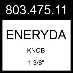 IKEA ENERYDA Knob Chrome Plated 2 Pack 1 3/8" 803.475.11 - Picture 1 of 1