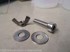  M8 8MM A2 STAINLESS STEEL ALLEN HEAD BOLT WITH WING NUT AND WASHERS