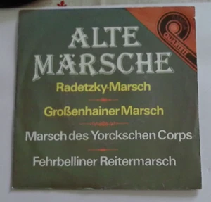 DDR + alte Märsche + Amiga Quartett + Schallplatte Vinyl Single - Bild 1 von 2