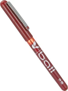 Pilot Vball 5 Flüssigtinte Tintenroller 0,5 mm Spitze (Einzelstift) - Rot - Bild 1 von 3