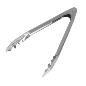 Vogue J608 Catering Tongs 10in 240mm Stainless Steel Buffet Food - Picture 1 of 5