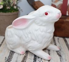 Vintage EASTER Bunny Planter 8561 NAPCO White Rabbit Ceramic Candy Dish MCM ware