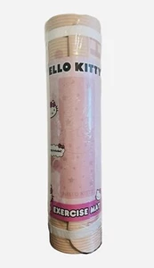Hello Kitty Sanrio Exercise Yoga Mat 24"W×68"L With Strap in Pink - Picture 1 of 2